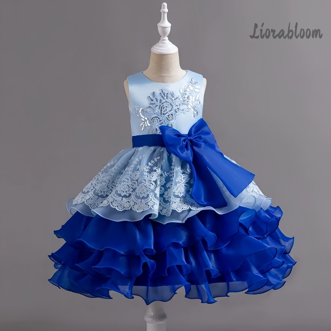 Formal Wear Gowns For Women - ชุดเดรสเด็กผู้หญิงพร้อมโบว์ขนาดใหญ่ ชุดทางการแบบไม่มีแขนเสื้อ ชุดเดรสเด็กผู้หญิงหลากสี ชุดเดรสปาร์ตี้ ชุดเดรสเจ้าหญิง ชุดทางการที่สง่างาม