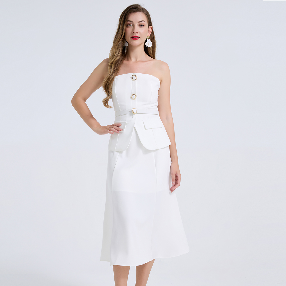ชุดเซ็ต 2 ชิ้น ชุดผู้หญิง ชุดห - Women Formal Wear For Meeting บทวิจารณ์และราคา