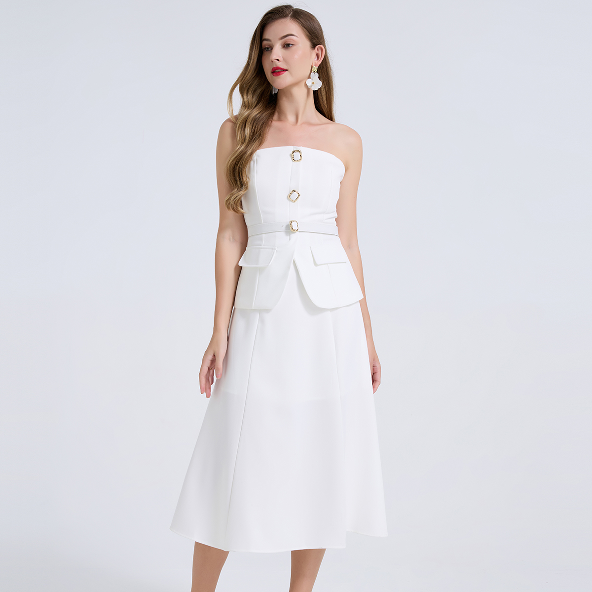 ชุดเซ็ต 2 ชิ้น ชุดผู้หญิง ชุดห - Women Formal Wear For Meeting บทวิจารณ์และราคา