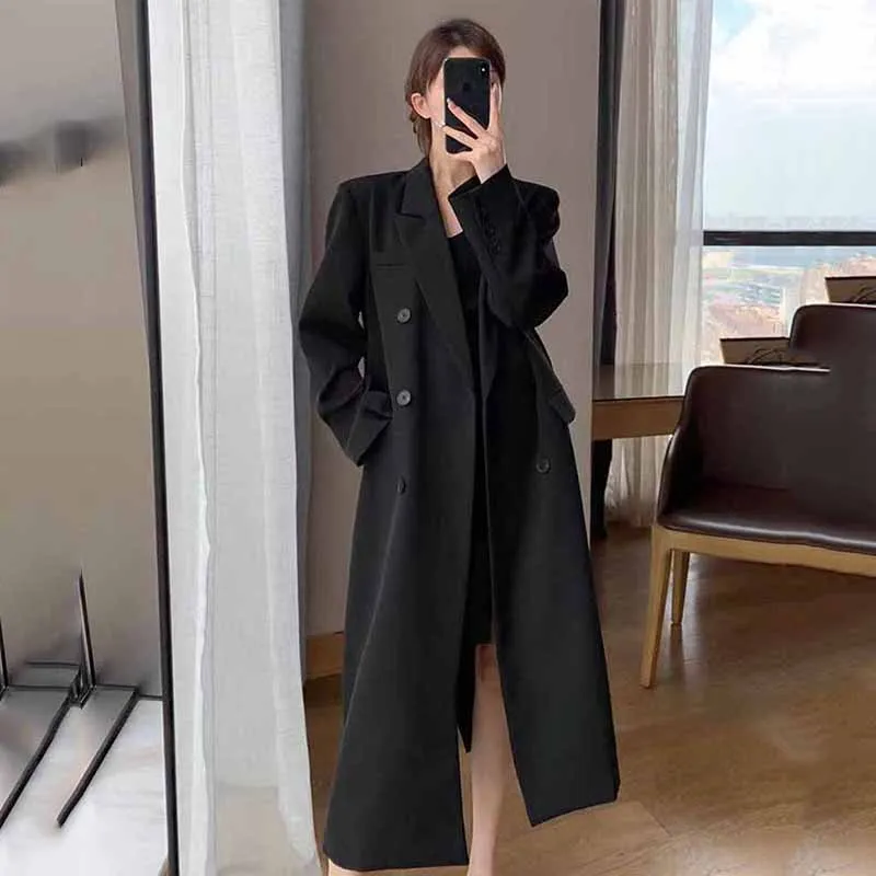 FANAN Elegant Long Trench Coat - Trench Coat Formal บทวิจารณ์และราคา