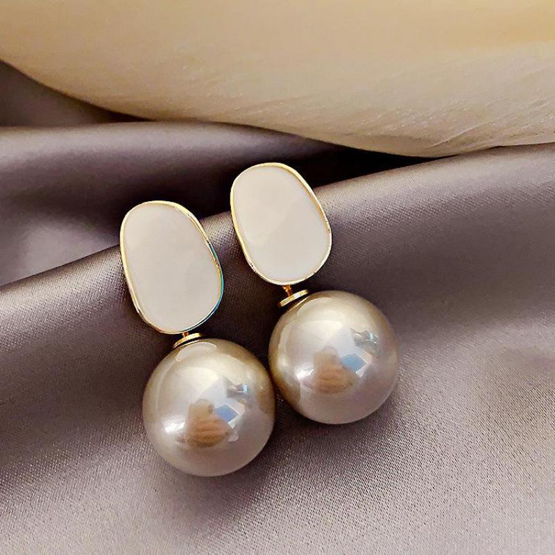 แบรนด์ใหญ่สูง Class Noble Pear - Pearl Earring Stud บทวิจารณ์และราคา