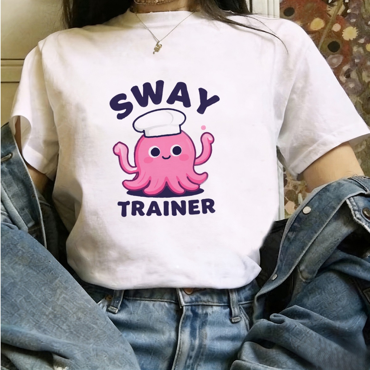 เสื้อยืดผู้หญิง ผ้าลินินผสมสแป - Women Formal Wear For Meeting บทวิจารณ์และราคา