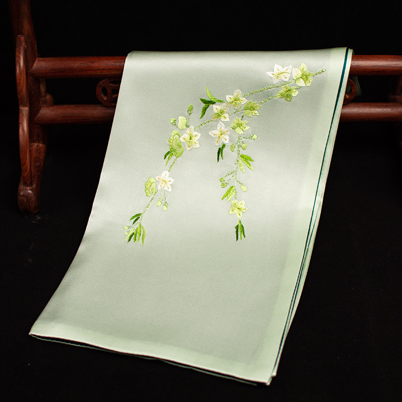 ผ้าพันคอไหมซูโจวปักลาย, ผ้าพัน - Scarf Silk Neck บทวิจารณ์และราคา