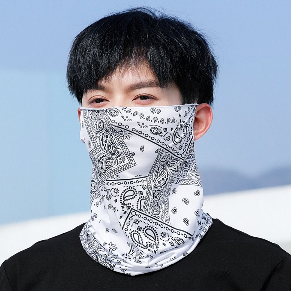 ผ้าคลุมหน้า คอ และศีรษะ ระบายอ - Scarf Silk Neck บทวิจารณ์และราคา