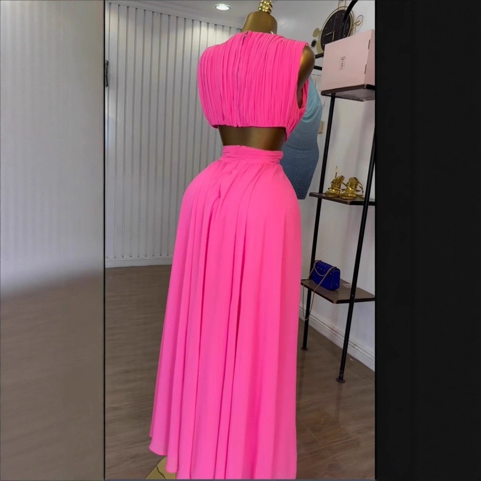 เดรสยาวผู้หญิง เดรสชายหาด คอวี - Formal Wear Gowns For Women บทวิจารณ์และราคา
