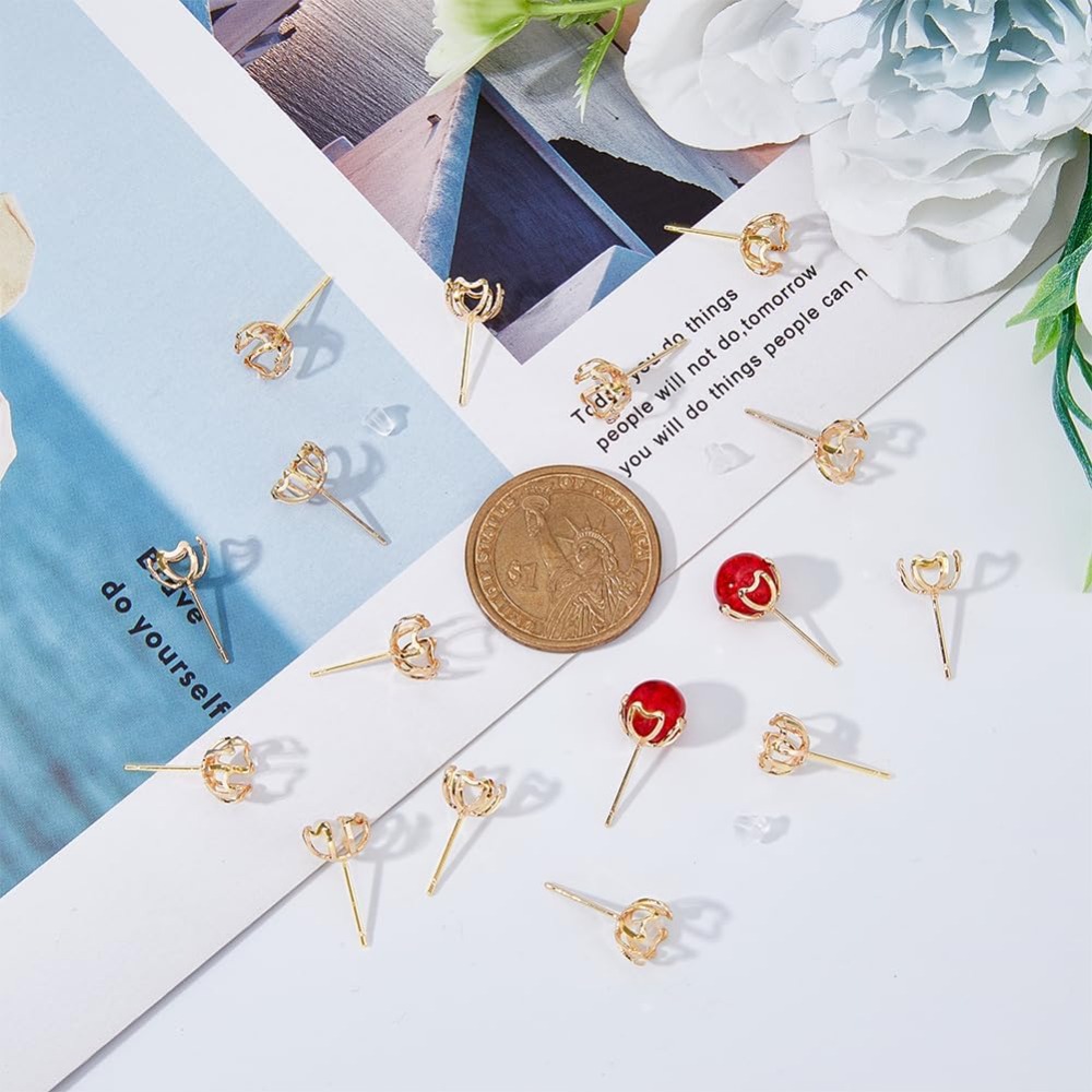 ตัวเรือนต่างหูแบบ 4 ขา สำหรับต - Pearl Earring Stud บทวิจารณ์และราคา
