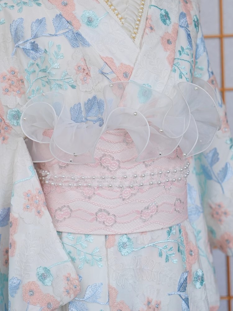 ชุดชั้นในกิโมโนแต่งขอบลูกไม้ ส - Women'S Formal Traditional Wear บทวิจารณ์และราคา
