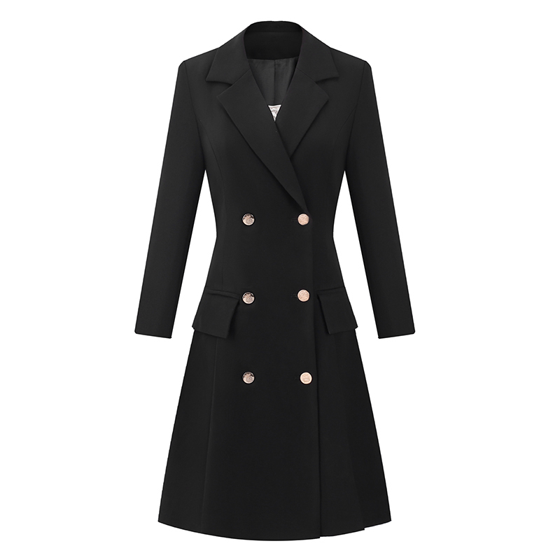 สีดําอาชีพชุดสูทความรู้สึกระดั - Japanese Women Formal Wear บทวิจารณ์และราคา