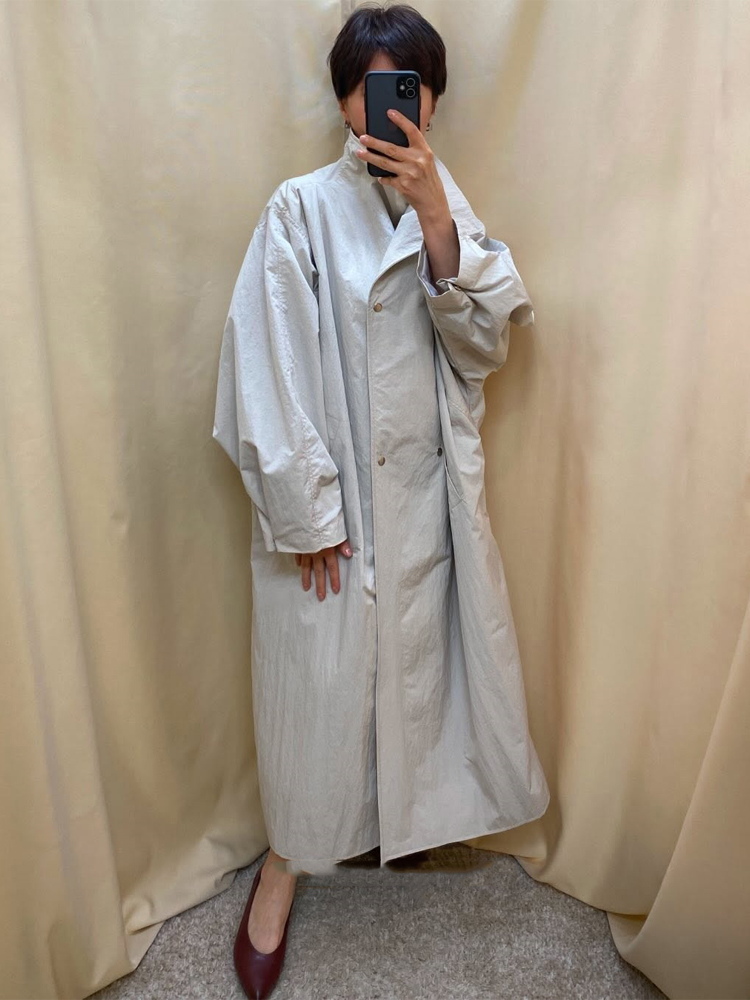 เสื้อโค้ทยาวโอเวอร์ไซส์สีขาวนว - Trench Coat Formal บทวิจารณ์และราคา