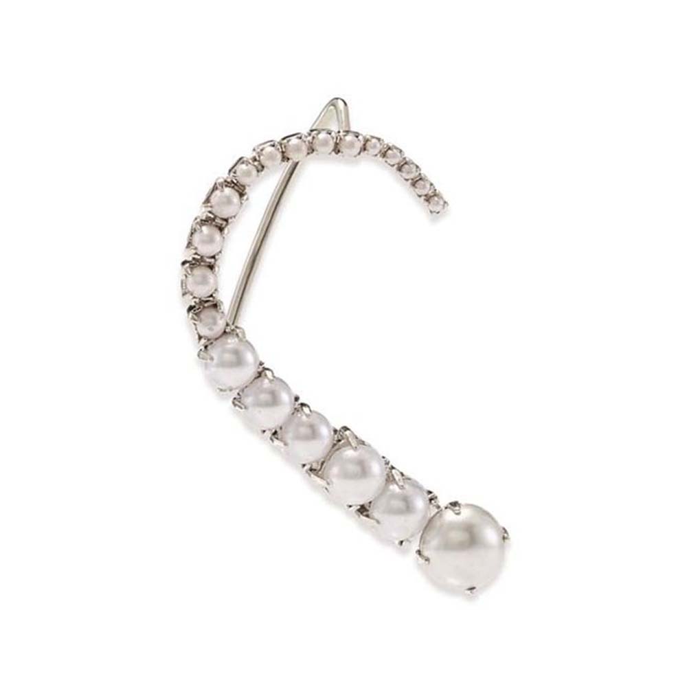 Stonefans คลิปหูไข่มุกแบบไม่ต้ - Pearl Earring Stud บทวิจารณ์และราคา
