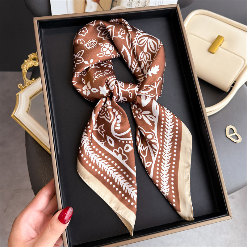 ผ้าพันคอไหมพิมพ์ลายเม็ดมะม่วงห - Scarf Silk Neck บทวิจารณ์และราคา