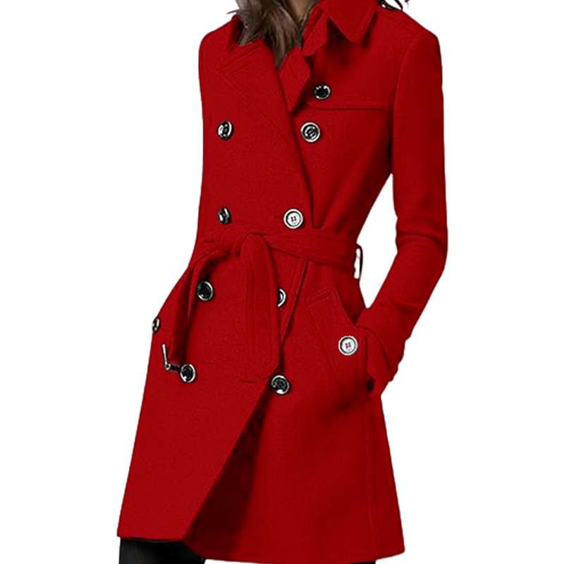 ผู้หญิง Trench Coat ผ้าขนสัตว์ - Trench Coat Formal บทวิจารณ์และราคา