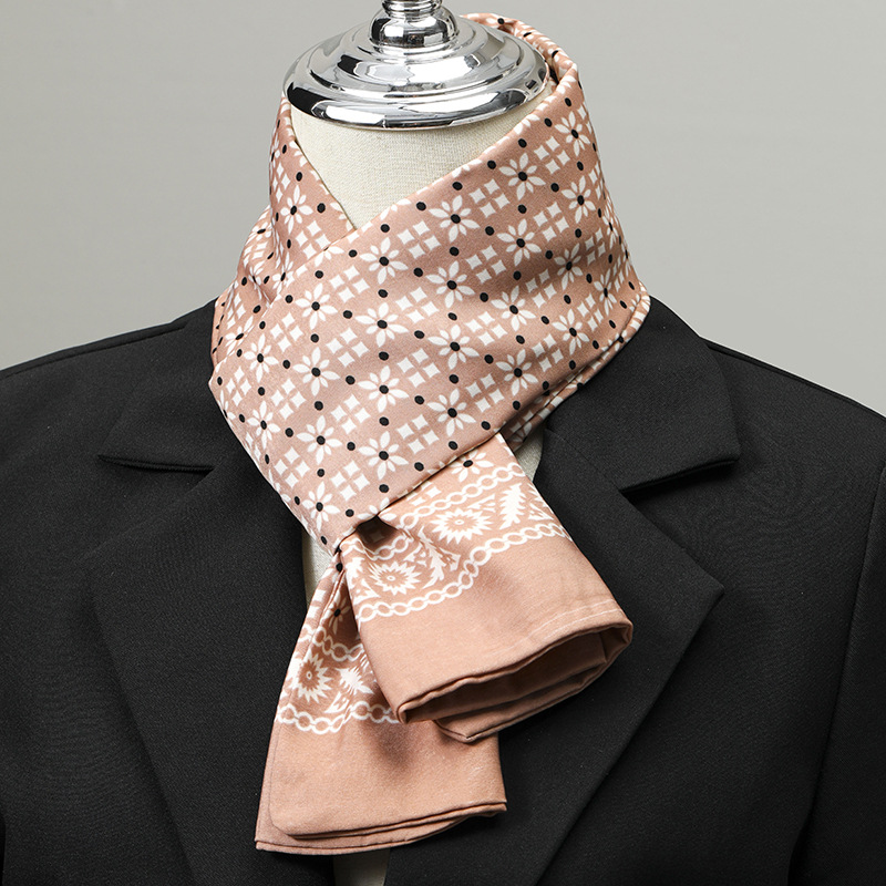 ผ้าพันคอผู้ชาย ผ้าไหมเทียม ผ้า - Scarf Silk Neck บทวิจารณ์และราคา