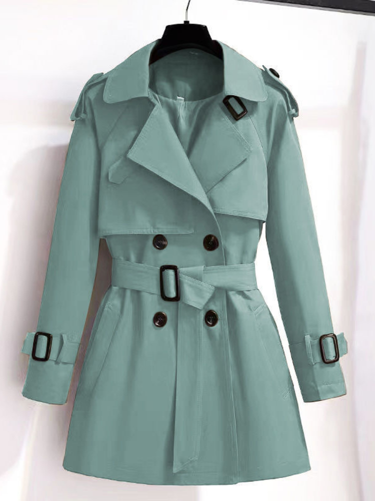 ฤดูใบไม้ผลิฤดูใบไม้ร่วงเสื้อฝน - Trench Coat Formal บทวิจารณ์และราคา