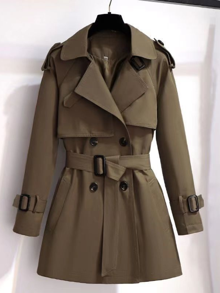 ฤดูใบไม้ผลิฤดูใบไม้ร่วงเสื้อฝน - Trench Coat Formal บทวิจารณ์และราคา