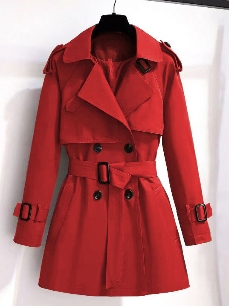 ฤดูใบไม้ผลิฤดูใบไม้ร่วงเสื้อฝน - Trench Coat Formal บทวิจารณ์และราคา