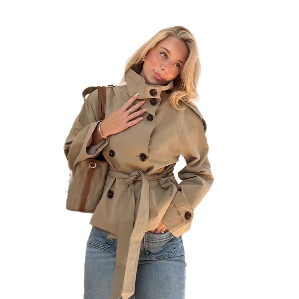 เสื้อโค้ททรงเทรนช์แบบกระดุมสอง - Trench Coat Formal บทวิจารณ์และราคา