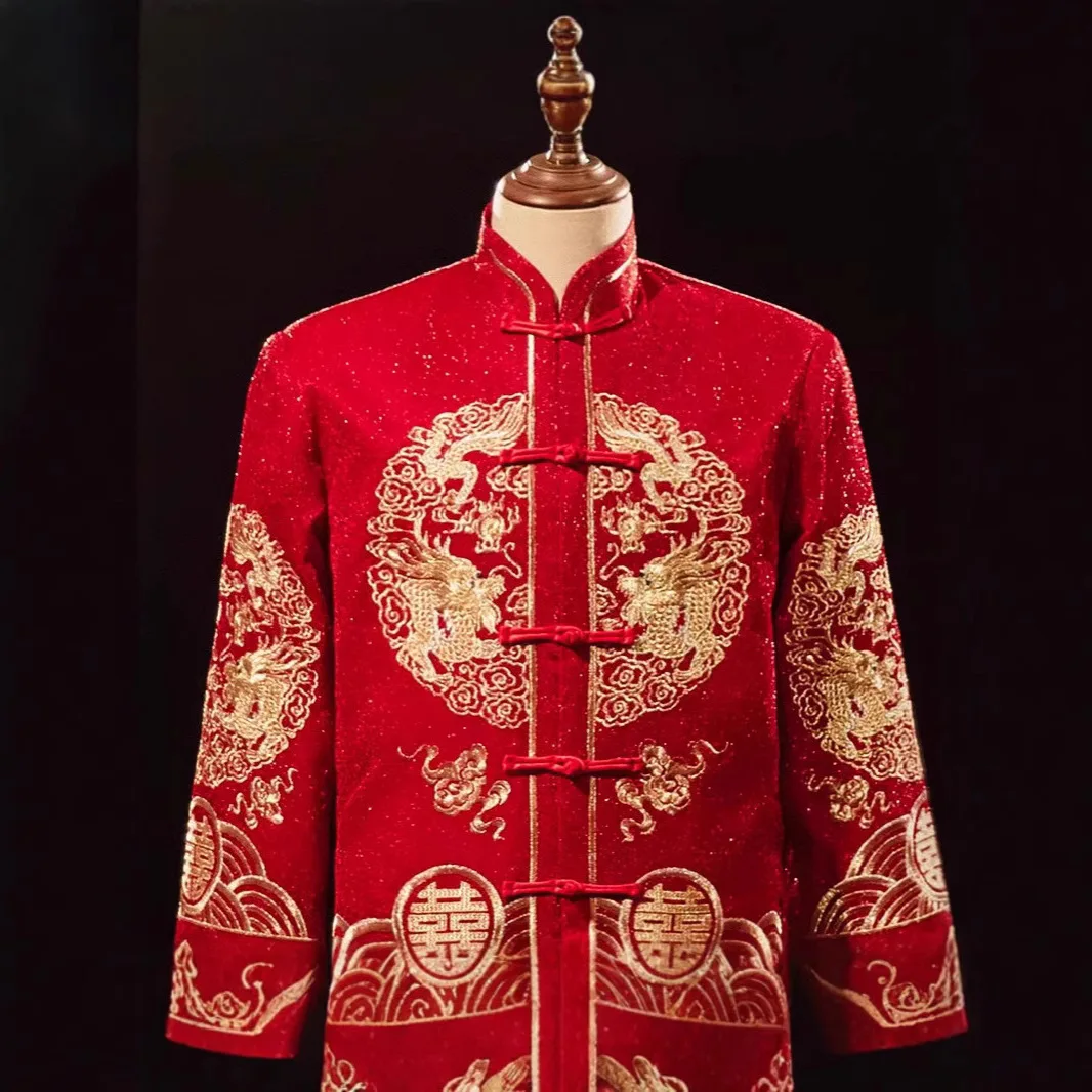 ชุดแต่งงานจีนสไตล์ซิวเหอสำหรับ - Women'S Formal Traditional Wear บทวิจารณ์และราคา