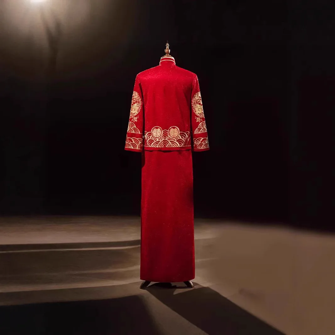 ชุดแต่งงานจีนสไตล์ซิวเหอสำหรับ - Women'S Formal Traditional Wear บทวิจารณ์และราคา