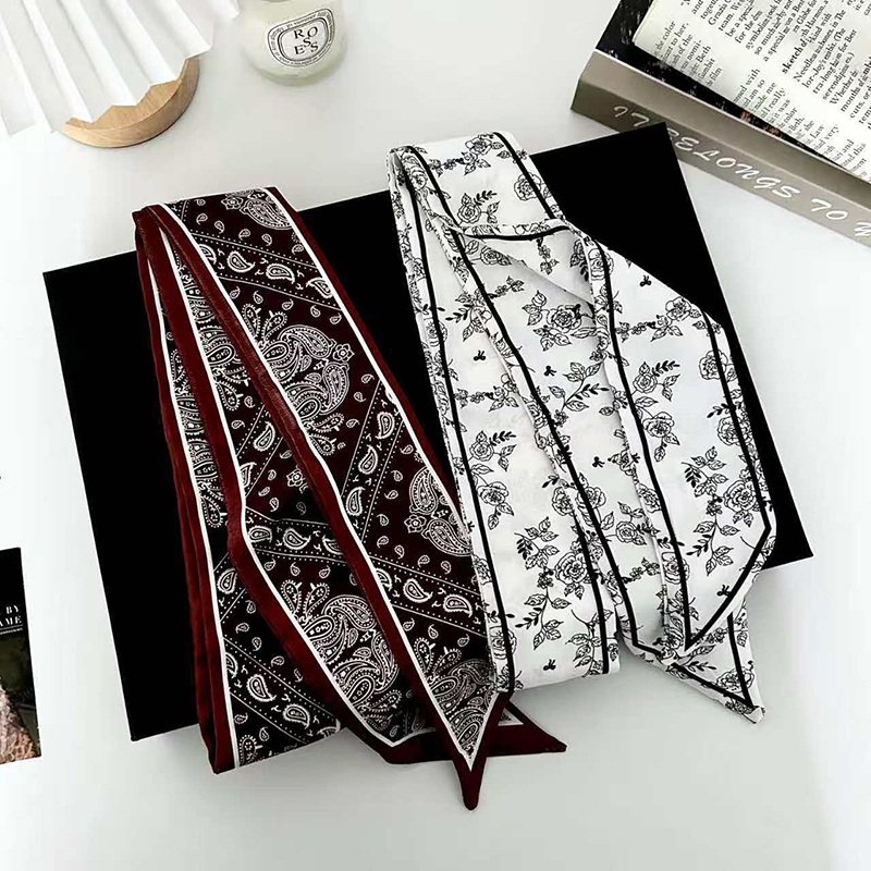 ผ้าพันคอไหมแฟชั่นหรูหราสำหรับผ - Scarf Silk Neck บทวิจารณ์และราคา