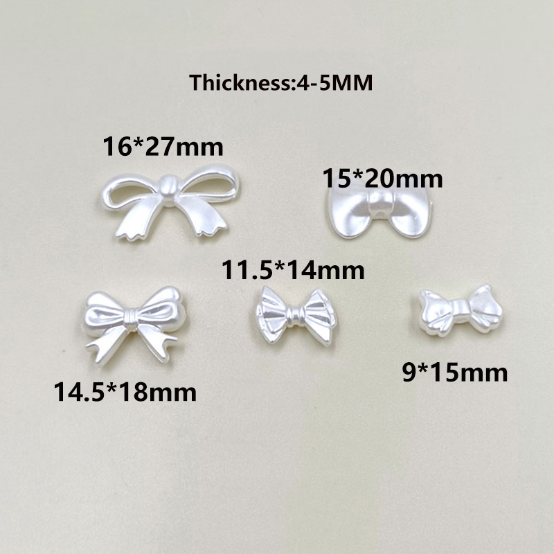 20 ชิ้น/ถุงอะคริลิคริบบิ้นโบว์ - Pearl Earring Stud บทวิจารณ์และราคา