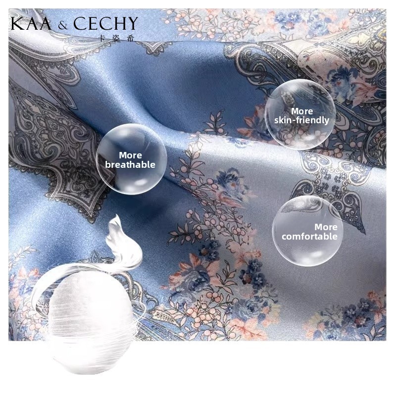 ผ้าพันคอไหมมัลเบอร์รี่แท้ 100% - Scarf Silk Neck บทวิจารณ์และราคา